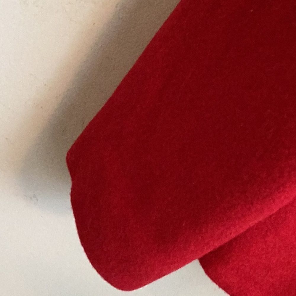 Ozibiz Australia Cashmere Blend Vtg Red Blazer 12 - Picture 5 of 8